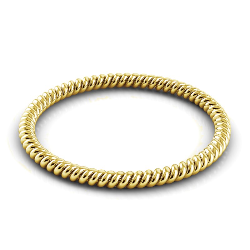 Eleganza Braided Wedding Band for Her