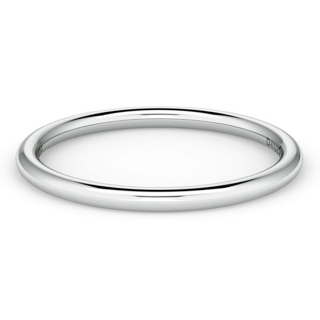 Norme De Danhov Wedding Band in 14k White Gold