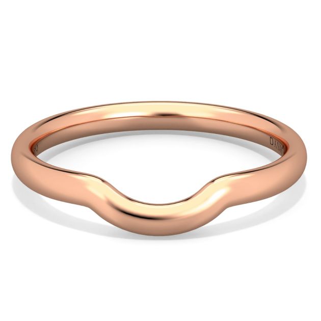 Norme de Danhov Wedding Band in 14k Rose Gold