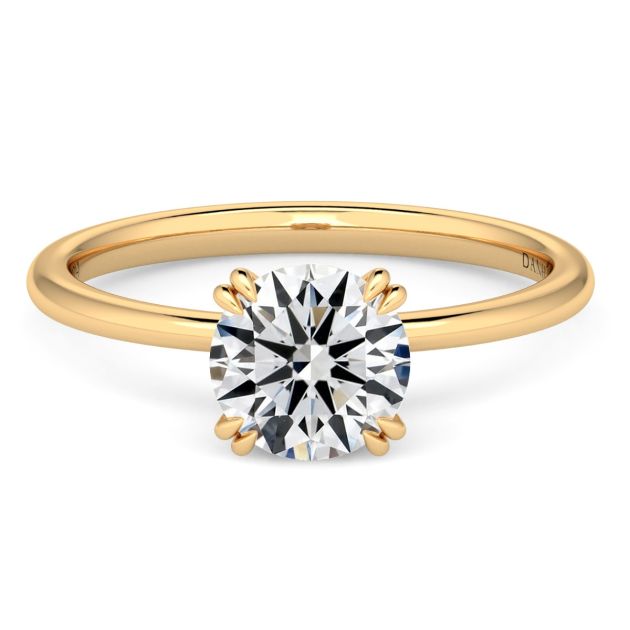 Norme de Danhov Engagement Ring in 14k Yellow Gold