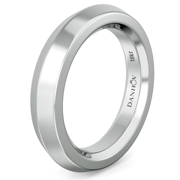 Danhov Classic Voltaggio Wedding Ring in Platinum